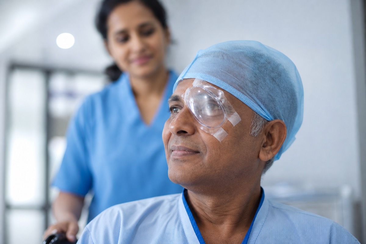 Eye hospital post-operative follow-up